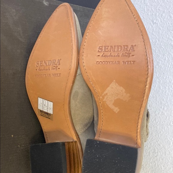 Sendra Tan Ankle Boots with Buckle Straps - Picture 7 of 7